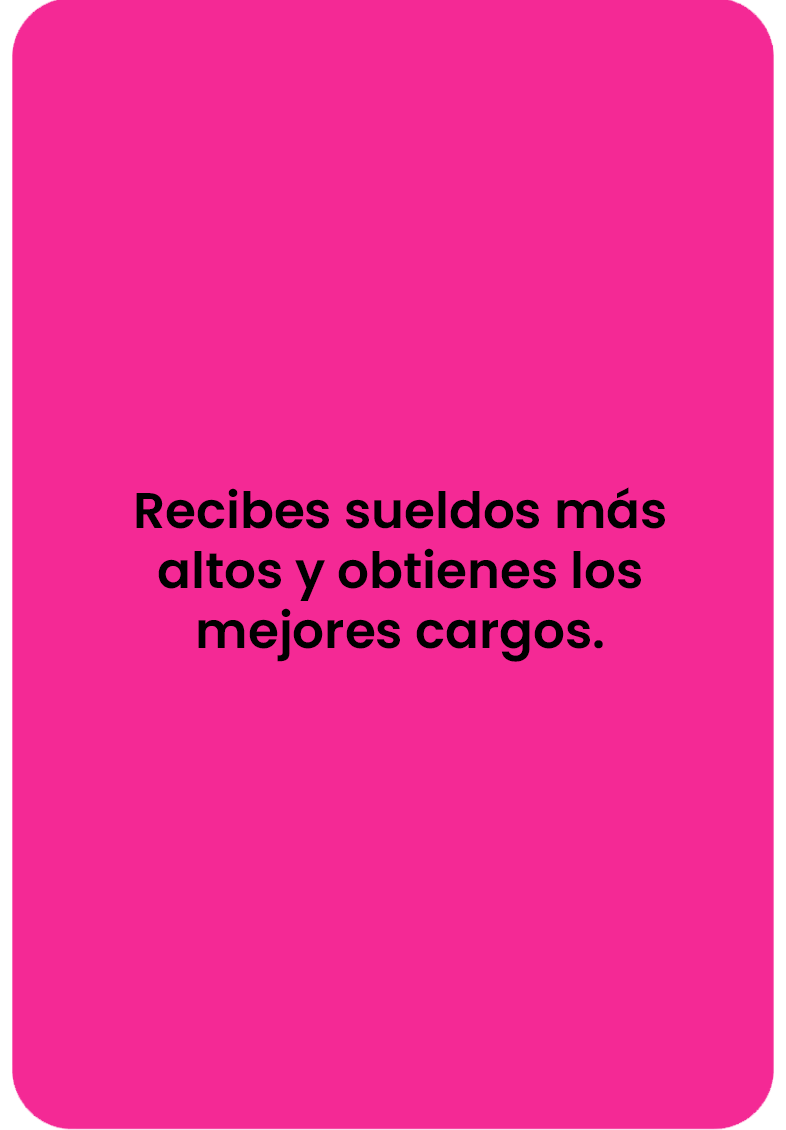 recibes mejores cargos